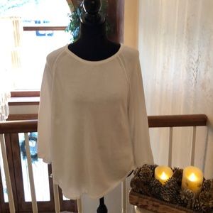🇺🇸 Jeanne Pierre White loose fit sweater